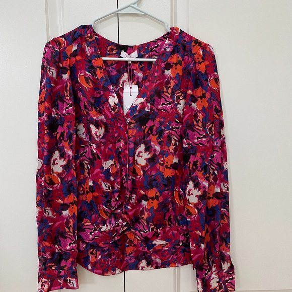 Parker Tops - Julia Patterned SIlk Blend Blouse from Parker